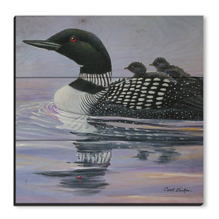 Misty Hideaway - Wood Ducks Framed Canvas by Persis Clayton Weirs